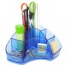 Portapenne Multipot Classic - 14 x 20 x 9 cm - azzurro trasparente - Arda