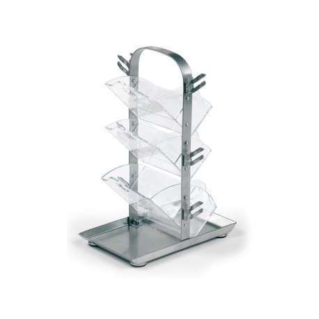 Portatimbri Fishbone - 6+6 posti - silver - Turikan