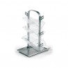 Portatimbri Fishbone - 6+6 posti - silver - Turikan