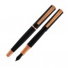 Penna Stilografica Impressa - punta M - nero/rosegold - Monteverde