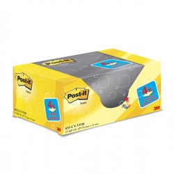Blocco foglietti Post-it - 653CY-VP20 - 38 x 51 mm - 72 gr - giallo Canary - Post-it - conf. 20 blocchi