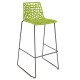 Sgabello Spider Fix - Nero opaco/verde anice - Grandsoleil
