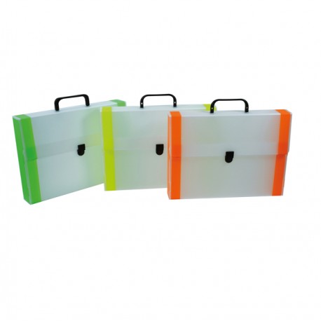 Valigetta Polionda - 28 x 38cm - dorso 5 cm - dorso fluo - Colorosa