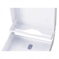 Distributore asciugamani piegati C/Z/M/V Basica - 27,8 x 12,8 x 38 cm - bianco/grigio - Medial