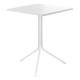 Tavolo basso ribaltabile quadrato Lemon - 75 x 69 x 69 cm - avorio - Unisit