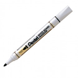 Marcatore per lavagne cancellabili MW85 - punta tonda - nero - linea Amiko - Pentel