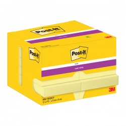 Blocco foglietti Super Sticky - 656-12SS-CY-EU - 47,6 x 76 mm - giallo Canary - 90 fogli - Post-it