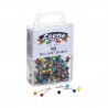 Spillo con testa di plastica colorata - inox - Leone - conf. 100 pezzi