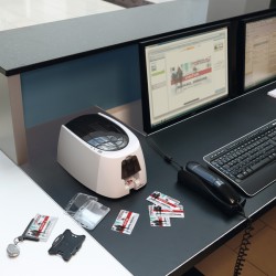 Stampante termica per badge Duracard ID 300 + starter kit - Durable