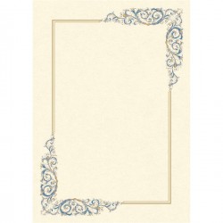Diplomi in pergamena - stampa offset - A3 - 160 gr - avorio - Kartos - conf. 10 pezzi