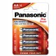 Pila stilo AA - 1,5V - ProPower - LR6 - Panasonic - blister 4 pezzi