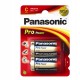 Pila mezzatorcia - C - LR14 - ProPower - alcalina - Panasonic - blister 2 pezzi