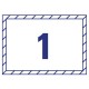 Etichette adesive per finestre - in carta - con pellicola - laser - rimovibili - 210 x 148 mm - 1et/fg - 10 fogli - bianco - Ave