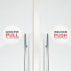 Etichette adesive per finestre - in carta - con pellicola - laser - rimovibili - diametro 200 mm - 1et/fg - 10 fogli - bianco - 