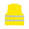 Gilet alta visibilità GILP2 - poliestere - taglia L - giallo fluo - Deltaplus