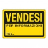 Cartello segnalatore - 30x20 cm - VENDESI - PPL - Cartelli Segnalatori
