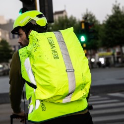 Coprizaino alta visibilità Urban Hero - 35 L - giallo fluo/s. riflettente - WoWow