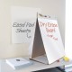 Blocco/Lavagna da tavolo Super Sticky autoportante - 563DE - 58,4 x 50,8 cm - bianco - 20 fogli - Post-it