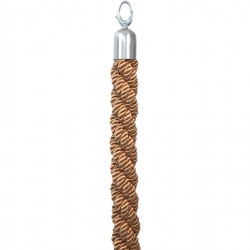Cordone intrecciato per colonnina segnapercorso - color bronzo - lunghezza 150 cm - Securit
