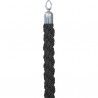 Cordone intrecciato per colonnina segnapercorso - colore nero - lunghezza 150 cm - Securit