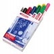 Marcatore a gesso liquido 4095 - punta tonda - da 2 a 3mm - colori assortiti - Edding - astuccio 10 pezzi