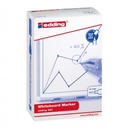 Marcatore per lavagne bianche 660 - punta conica - da 1,5 a 3 mm - verde - Edding