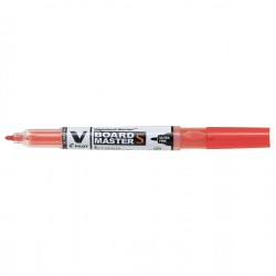 Marcatore V Board Master S Ultra Fine Begreen - punta ultra fine - tratto 0,8mm - rosso - Pilot