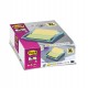 Dispenser Post-it Super Sticky - DS440-SSCYL - a righe - 101 x 101 mm - giallo Canary - 90 fogli - Post-it