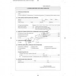 Libretto impianto climatizzazione Emilia Romagna - 297 x 210mm - 48 fogli - Edipro