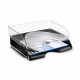 Vaschetta portacorrispondenza - apertura frontale - 26 x 35,1 x 6,9 cm - nero crystal - Cep