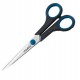 Forbici Comfort Grip - impugnatura in gomma morbida - lama in acciaio inox - 18 cm - blu/grigio - Dahle