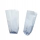 Sacchetti - carta kraft - 15 x 30 cm - soffietti laterali 11 cm - bianco - Favorit - conf. 100 pezzi