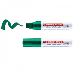 Marcatore a gesso liquido 4090 - punta scalpello - da 4 a 15mm - Edding - astuccio 4 pezzi