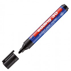 Marcatore permanente 30 - punta tonda - da 1,5 a 3 mm - colori assortiti - Edding - conf. 10 pezzi