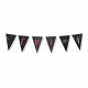 Festone lavagna - lunghezza 4 m - nero - Securit