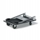 Carrello portatutto PZS250 - pieghevole - portata max 300 kg - 91 x 61 x 87 cm - grigio/nero - Serena Group