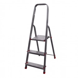 Scala domestica Stella Basic - 3 gradini - alluminio - Marchetti