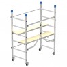Trabattello Dinamico - 168 x 75 x 180 cm - alluminio - Marchetti