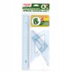Set disegno per mancini - riga 30cm - squadre 45/60gradi - Arda
