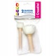 Tampone in spugna per stencil - ø 2- 4 cm - Deco - blister 2 pezzi