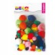 Pompon - colori assortiti - Deco - busta 40 pezzi