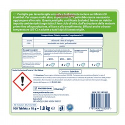 Tabs Eco 3in1 per lavastoviglie - Svelto - fustino da 100 tabs da 20 gr