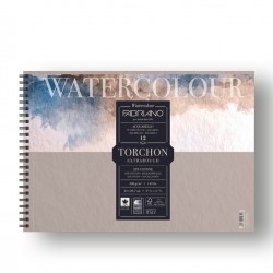 Blocco Watercolour Torchon - 21 x 29,7 cm - 12 fogli - 300gr - spiralato - Fabriano