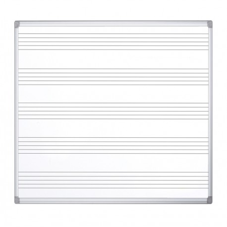 Lavagna magnetica Maya Musica - pentagramma musicale - 120 x 120 cm - Bi-Office
