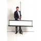Schermo di proiezione su treppiede - 150 x 150 cm - bianco - Bi-Office