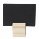 Supporti wood per targhette - 6 targhette incluse - Securit - set 12 pezzi