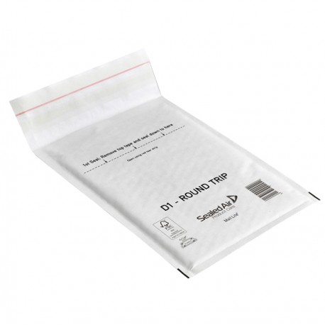 Busta imbottita Mail Lite Round Trip - andata/ritorno - D (18 x 26 cm) - Sealed Air - conf. 100 pezzi