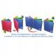 Blocco One Color 4 x 4 - A4+ - forato - 5 mm / 1 rigo - 120 fogli - 80 gr - spiralato - Blasetti