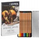 Pastelli colorati Rembrandt Polycolor - 3,7 mm - colori assortiti - Lyra - astuccio in metallo 12 pezzi