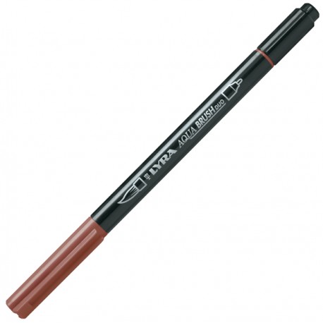 Pennarello Aqua Brush Duo - punte 2/4 mm - Bruno Van Dyck - Lyra